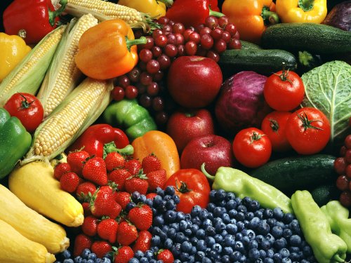 fruits and veggies:  get 'em while they're in season!